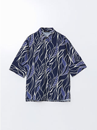 Navy Printed