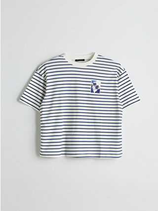 Navy Striped