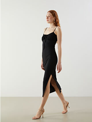 ワンピース ROTATE Woman Dress Black 113621 100 Rotate dress black color 113621100 at PRM US