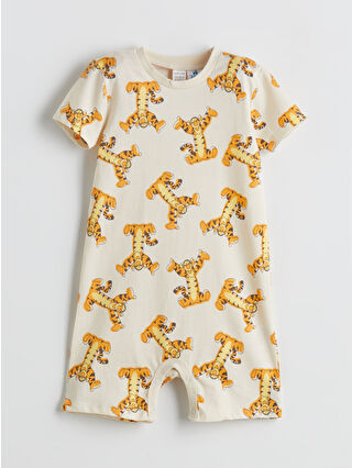 Açık Bej Baskılı