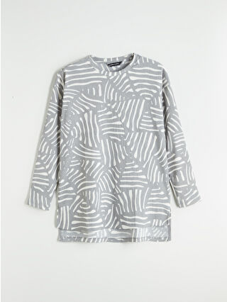 Grey Printed