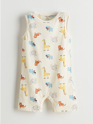 Açık Bej Baskılı