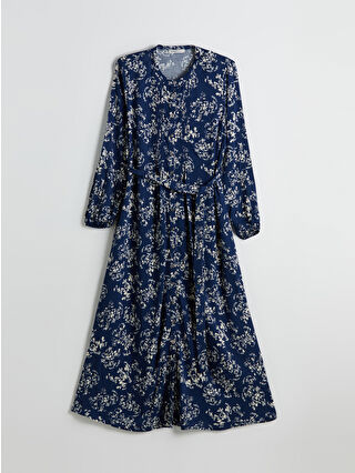 لون كحلي ساطع مطبوع