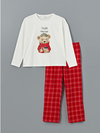 Red Printed