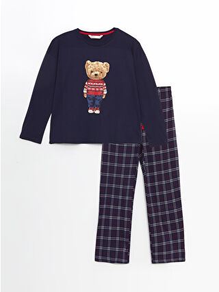 Navy Printed