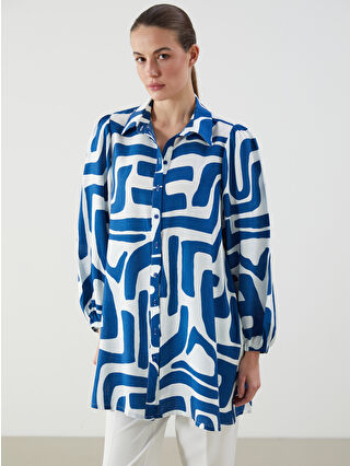 Navy Printed