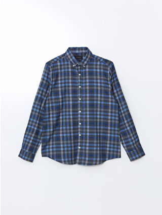 Blue Checked