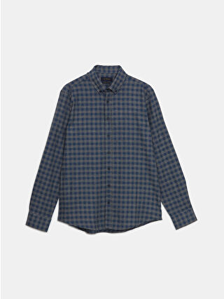 Indigo Checked