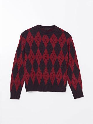 Red Jacquard