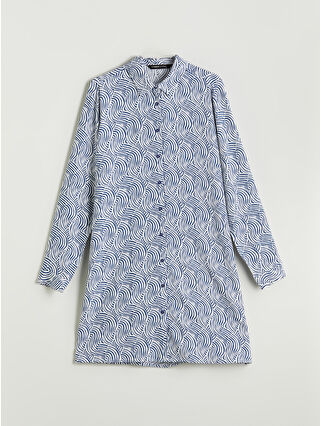 Navy Printed