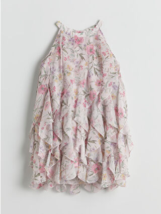 Uçuk Pembe Baskılı