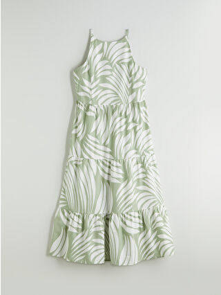 Açık Yeşil Baskılı