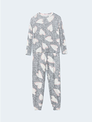 Gri Melanj Baskılı