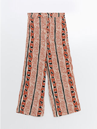 لون باستيل برتقالي مطبوع