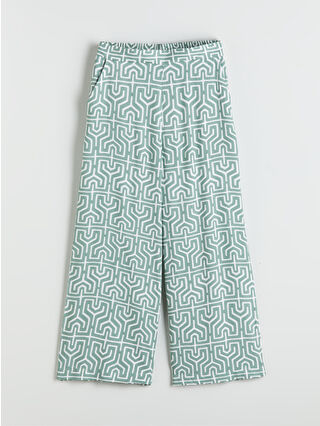 Olive Green Printed
