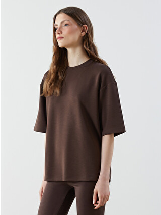 イベントにSalsation Wear V-Tshirt LIGHT BROWN V-NECK LINEN T-SHIRT