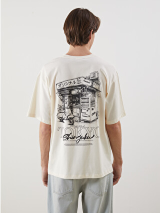 XSIDE Crew Neck Tokyo Printed Men's T-shirt - S5MM34Z8-YCM | LC