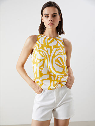 Yellow Printed