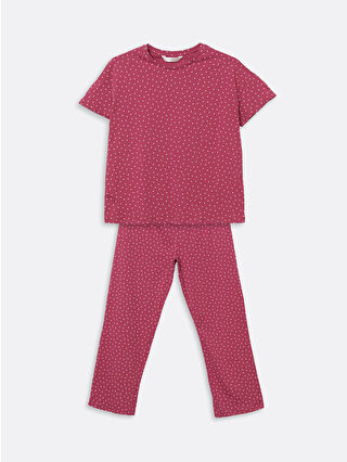 Light Bordeaux Printed