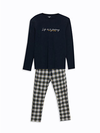 لون رمادي داكن مطبوع