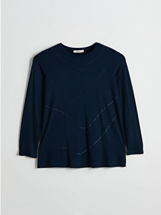 لون ميلانج نيلي