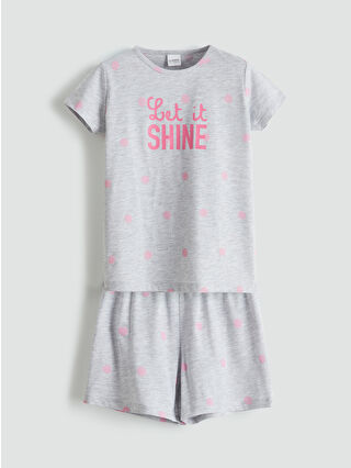 Gri Melanj Baskılı