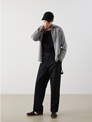 XSIDE Standard Fit Twill Men's Trousers - S5NA42Z8-RQL | LC Waikiki