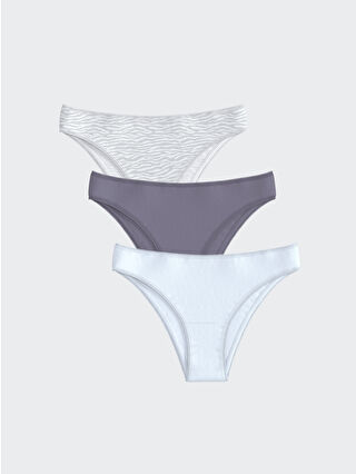 Uçuk Lila Baskılı