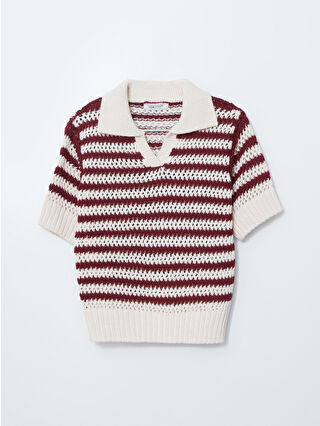 Light Bordeaux Striped