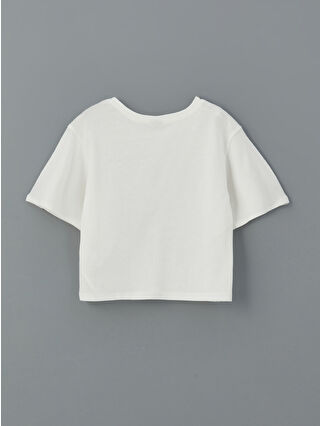 Tシャツ・カットソー RONRON LACE FRILL SLIM CROP PLEATS T SHIRT WHITE Tシャツ・カットソー RONRON LACE FRILL SLIM CROP PLEATS T