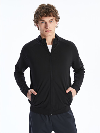 XSIDE ACTIVE Dik Yaka Uzun Kollu Erkek Fermuarlı Sweatshirt