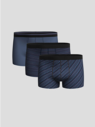 Light Navy Printed