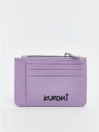 LCW ACCESSORIES Kuromi Baskılı Deri Görünümlü Kız Çocuk Cüzdan