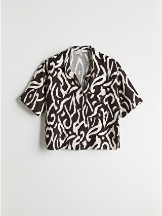 Brown Printed