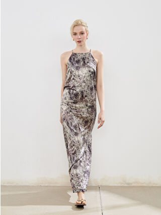 لون بوردو خفيف مطبوع