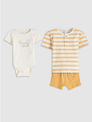 Cream Striped