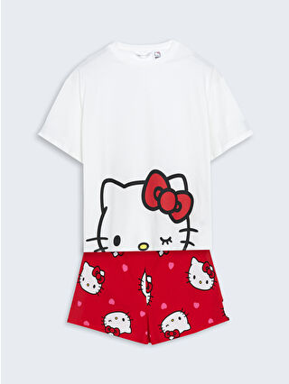 Bright Red Printed