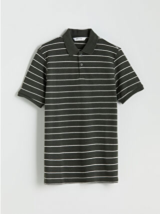 Dark Khaki Striped