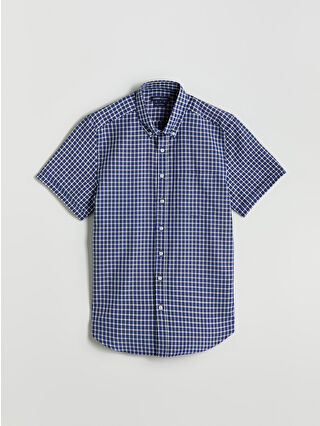 Navy Checked