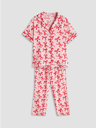 Açık Pembe Baskılı