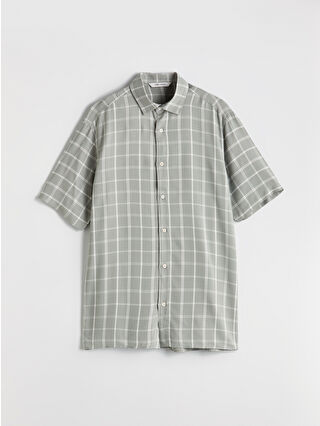 Olive Green Checked