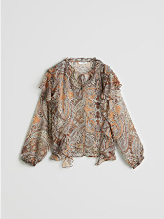 Brown Printed