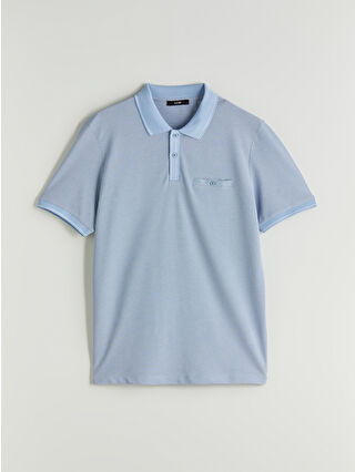Blue Jacquard