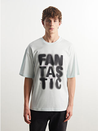 トップス Tee XSIDE Crew Neck Printed Jersey Men's T-Shirt -S5PQ67Z8-S8X