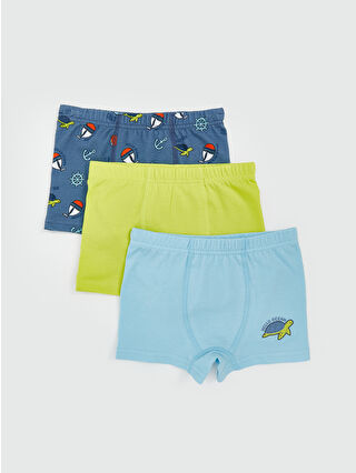 Dull Blue Printed