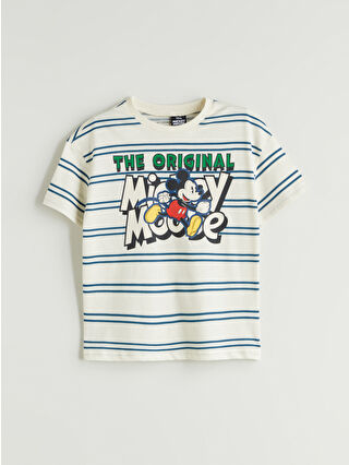 Koyu İndigo Baskılı