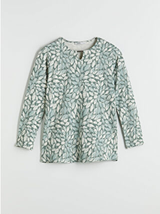 Nane Yeşili Baskılı