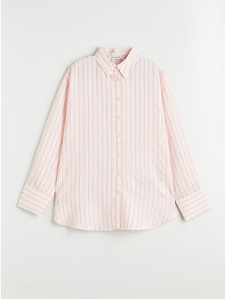 لون وردي باهت مخطط