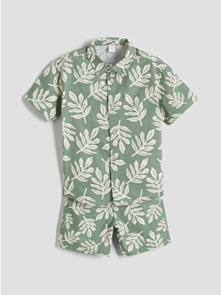 Mat Yeşil Baskılı