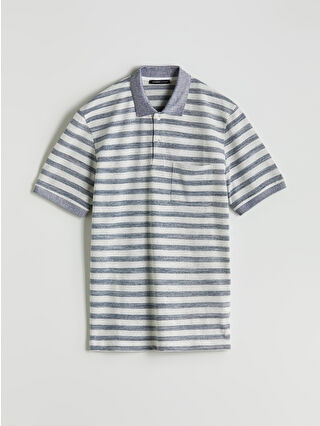 لون خوخي مخطط